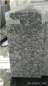 China Granite Light Grey G602 Granite Garden Kerbstone for Paving Stone Stairs and Steps Ground Outdoor with Flamed Polished Natural Face Many Flowers