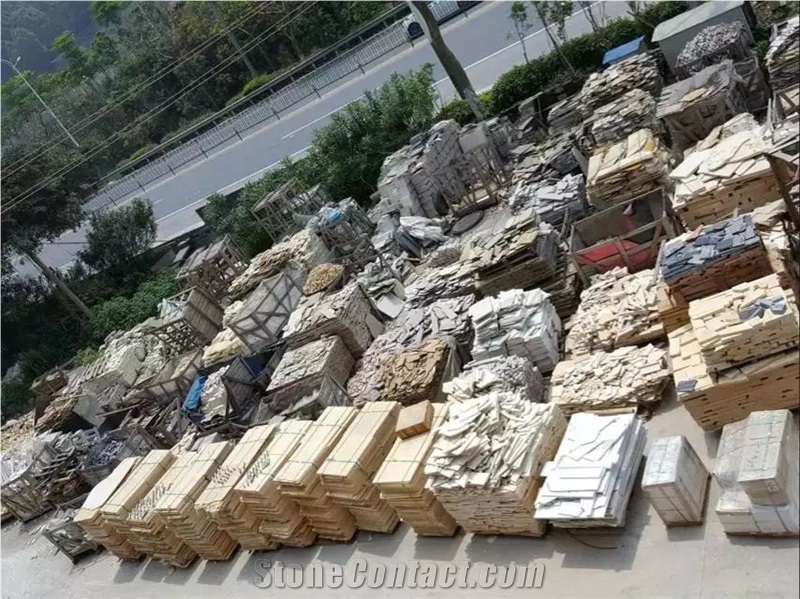 Chinese Marble Cultured Stone Panels Wall Clading