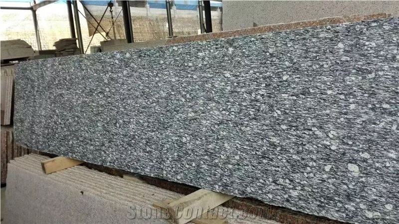 Sea Wave Flower Granite Spray White Granite Tiles & Slabs