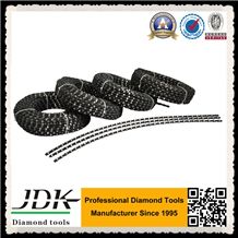 Diamond Wire Saw for Marble Squaring, Rubber Diamond Wire, Rubber Diamond Rope, Rubber Diamond Cable, Rubber Wire Saw for Granite Squaring