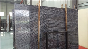 Black Wood Vein Marble Blocks