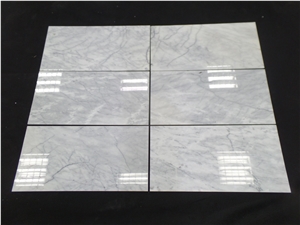 Brand New Chinese Carrara White Marble Tiles for Floor Tiles and Wall Tiles