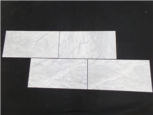 Brand New Chinese Carrara White Marble Tiles for Floor Tiles and Wall Tiles