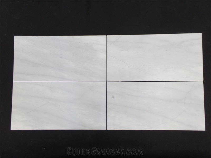 Brand New Chinese Sivec White Marble Tiles and Flooring Tiles