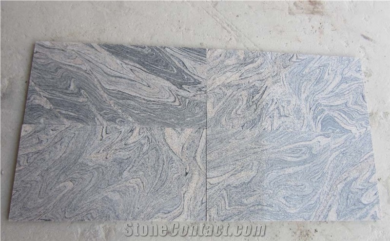 Competitive China Juparana Light Granite Tiles Flro Floor, China Grey Granite