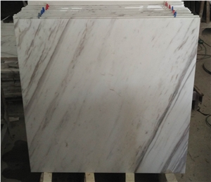 High Quality Volakas White Marble Tiles and Slabs