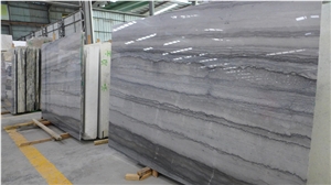 Imperial Grey Wood Marble Tiles and Slabs