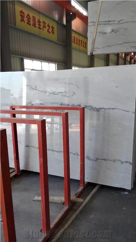 New Chinese Sivec White Marble Tiles and Slabs
