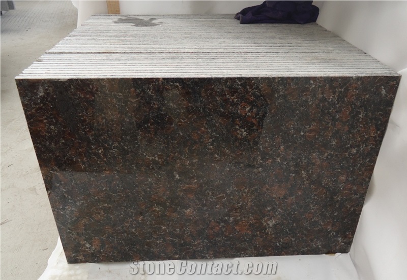 Polished Tan Brown Granite Tiles and Slabs India Brown Granite