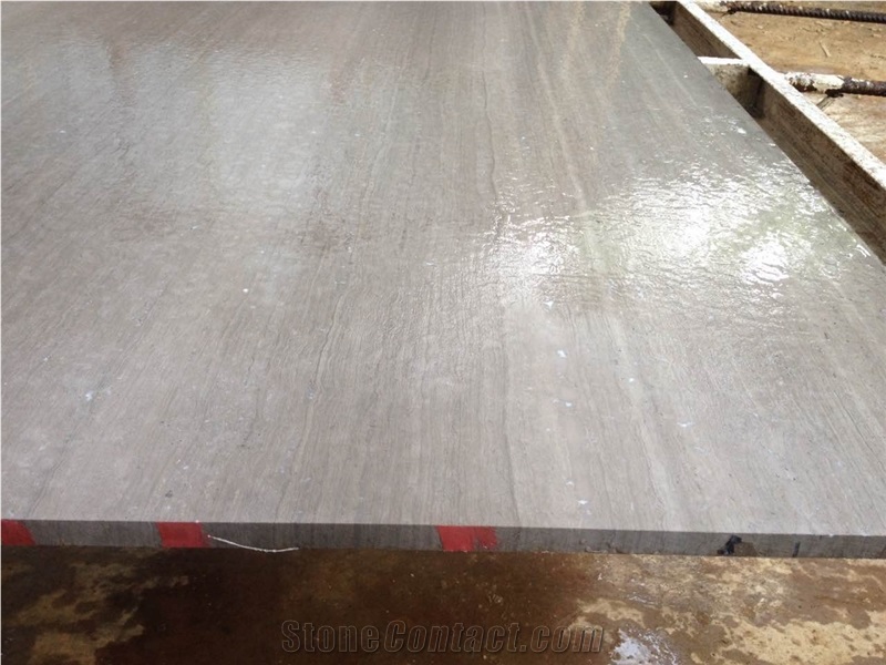 Tumbled Timber Grey Marble Slab & Tile, China Grey Marble