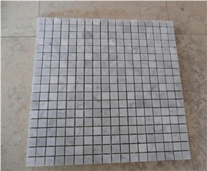 Carrara White Marble Mosaics,15x15mm Classic Square Mosaics,White Marble Mosaic Tiles, China White Marble Mosaic