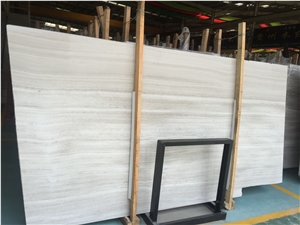 Crystal White Wooden A++ Grade Honed Marble Slabs,Wooden Marble, White Wood Grain Marble ,Crystal Wooden Vein White Marble Honed Slabs, Covering Tiles