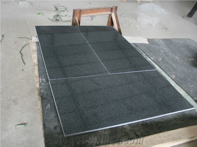 G654 Granite / Padang Dark / Dark Grey Polished Tiles, China Grey Granite