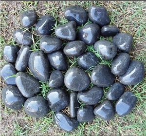 black river pebbles & gravels 