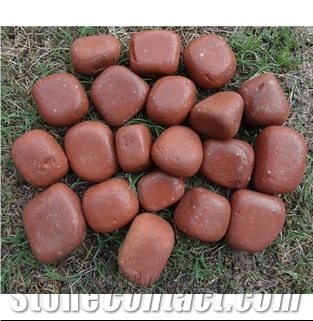 red sandstone pebbles & gravels 