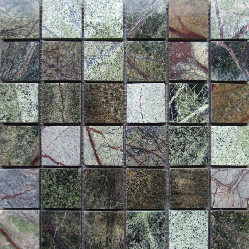 Silver Grey Slate Stone Mosaic, Stone Mosaic Tiles