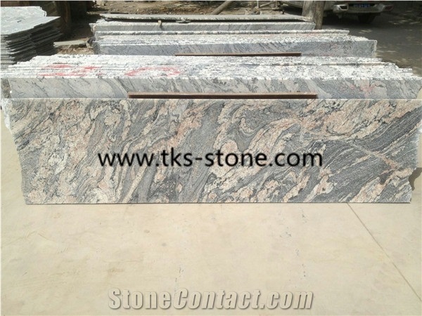 China Juparana Granite Slabs,Red Juparana Granite,Gold and Sand Granite,Polished Granite for Wall & Floor Convering