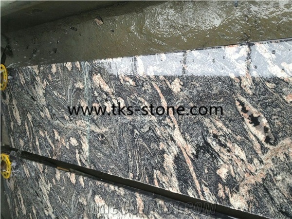 China Juparana Granite Tile,Red Juparana Granite,Multicolor Red Granite Slabs Flooring