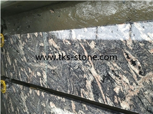 China Juparana Granite Tile,Red Juparana Granite,Multicolor Red Granite Slabs Flooring