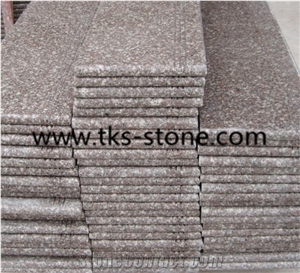 China Pink G664 Granite Stairs & Step, Staircase Tiles, Stair Rise, Stair Treads