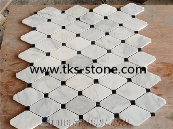 China White Marble Mosaic,Dynasty White Marble Mosaic Tile,Wall Mosaic,Floor Mosaic