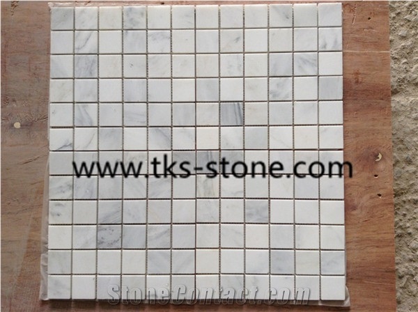 Eastern White Marble Mosaic,Oriental White Marble Mosaic,Dynasty White Hexagon Mosaic ,Polished Mosaic Pattern and Tiles,China White Marble Mosaic Tiles and Pattern for Wall & Floor Covering