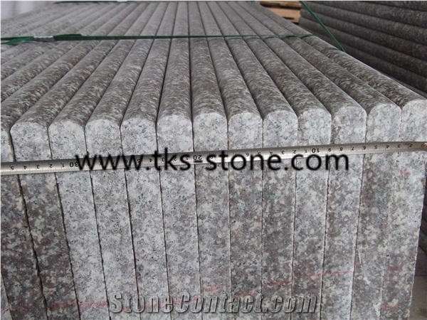 Granite G664 Stairs,Steps,Stair Riser，Luna Pearl Granite,Louyuan Violet Granite