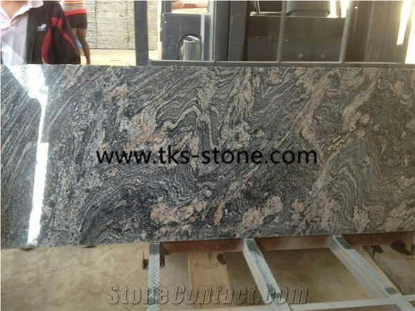 Multicolor Red Granite Slabs & Tiles,China Juparana Granite,Gold and Sand Granite,Red Juparana Granite for Flooring