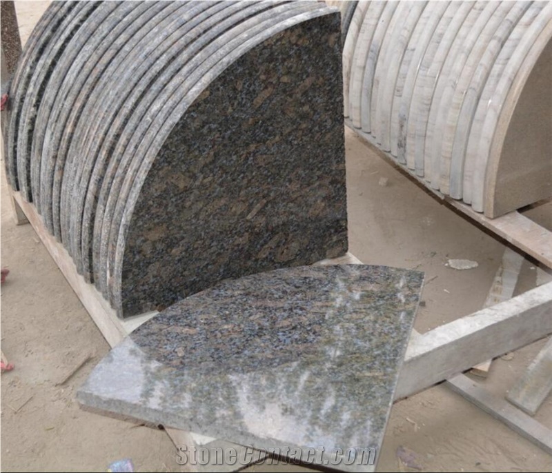 China Butterfly Green Polished Granite Tiels and Slabs
