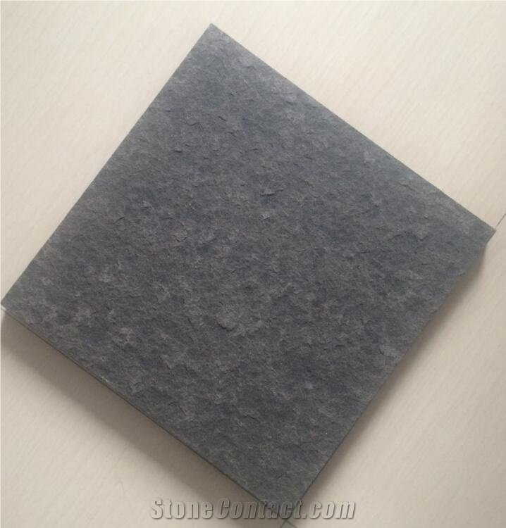 Excellent Mongolia Black Granite Tiles Flamed Finishing Tiles