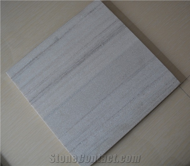 Sandblasted Surface White Marble Tile, China White Marble