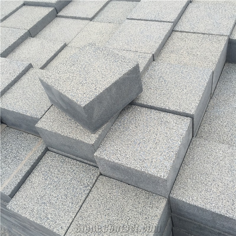 Shanxi Black Granite 10*10*10cm Cube Stone & Paver
