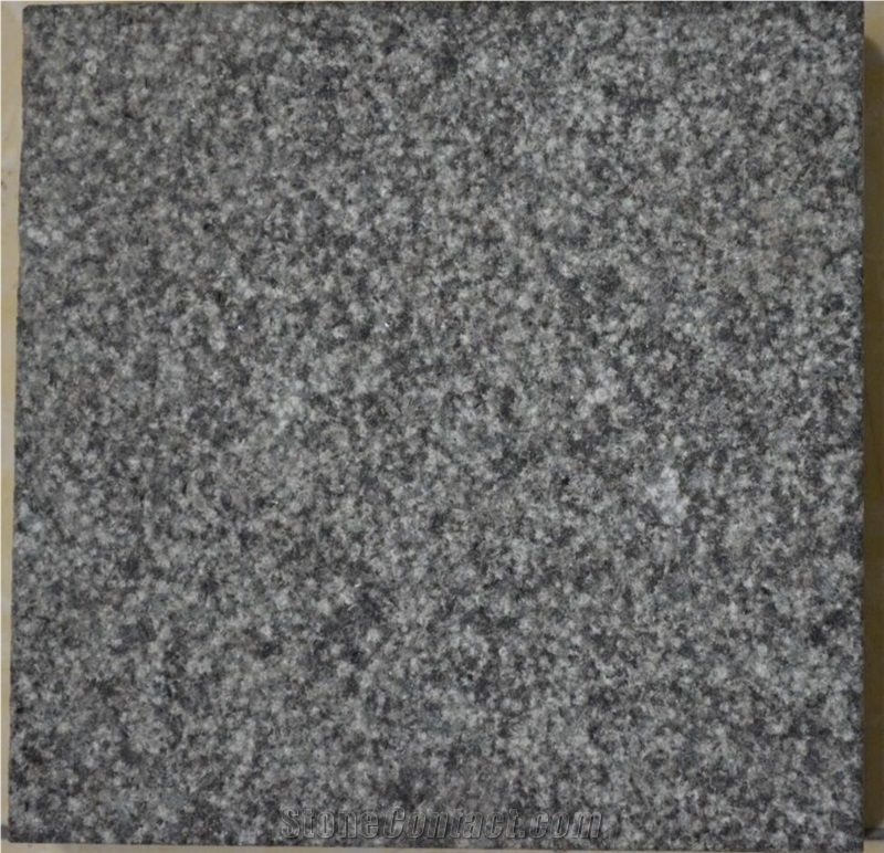 Super China Brush-Hammered Evergreen Granite Tiles and Slabs