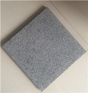 Yixian Hei Granite Tiles Sandblasted Surface