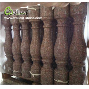 Best Selling China Natural Pink G664 Granite Balustrades for Project