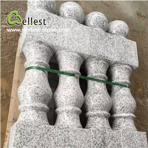 China Good Price Natural Grey Granite Baluster for House Decoration