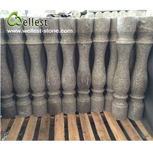 China Natural Rusty New Granite Balustrades for Sale