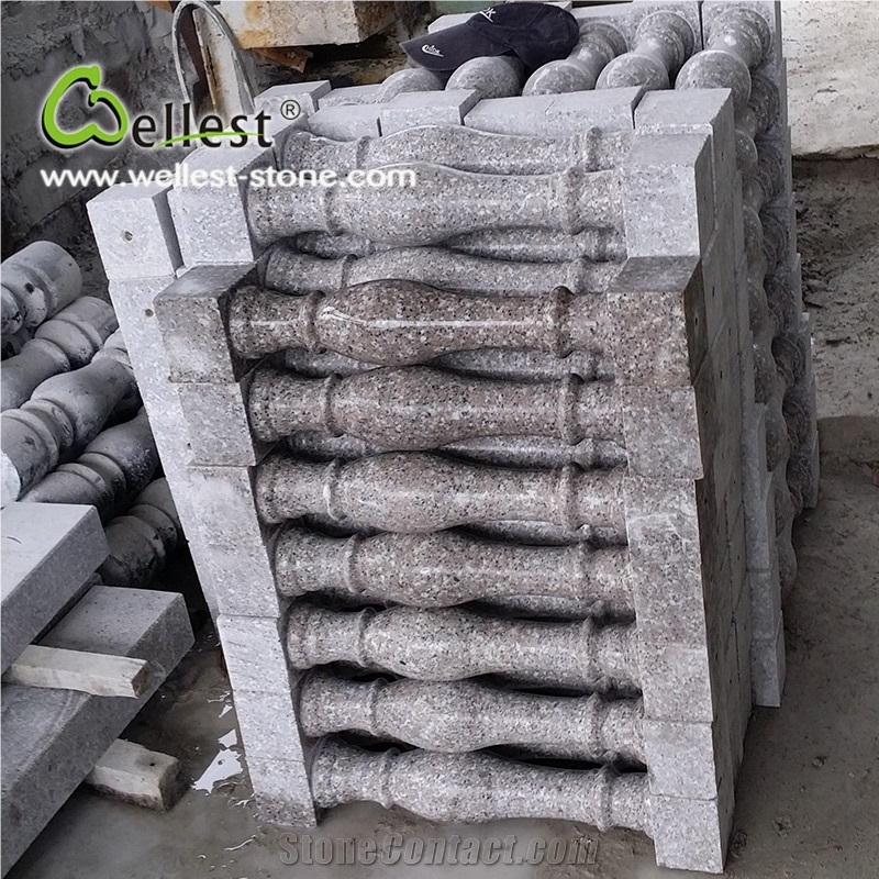 High Quality China Factory Manufacture Flamed Suface Granite Baluster