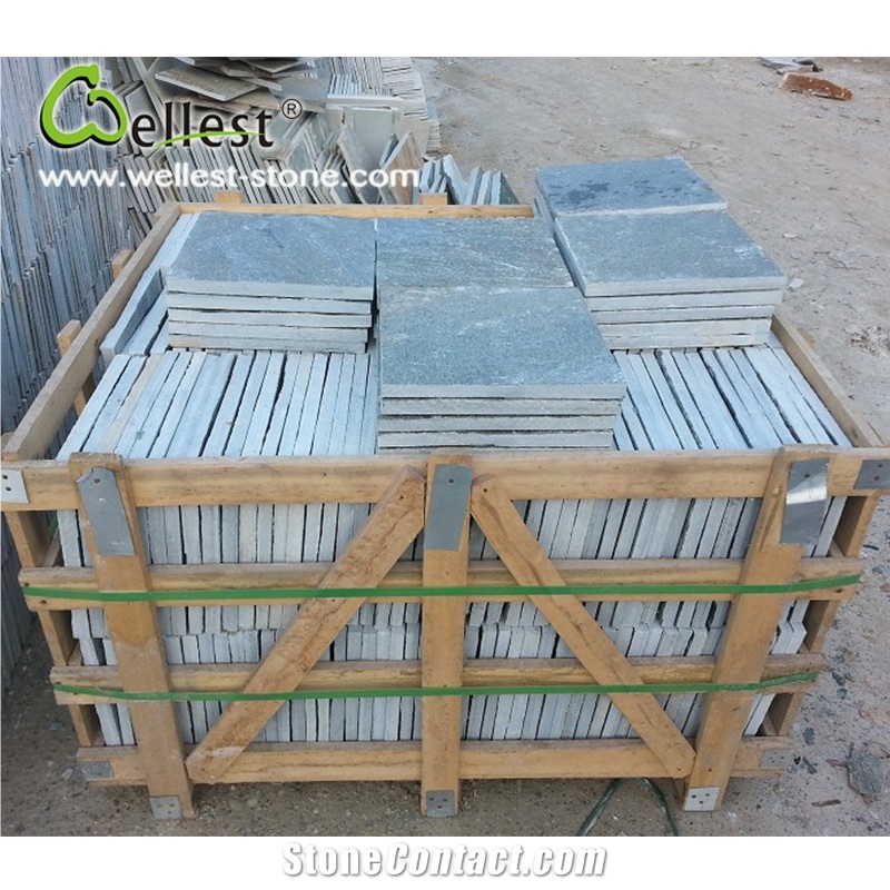 Jade Green Slate Tiles & Slabs, China Green Slate