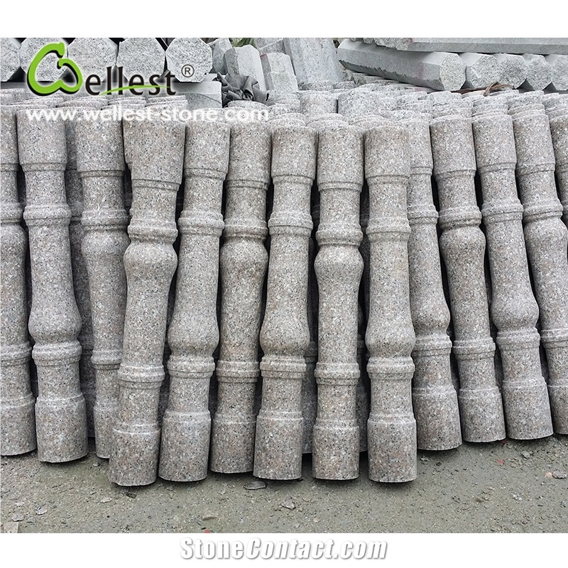Wholesale Factory Manufacture Natural Granite Cheap Balustrade for Indoor/ Brown Granite Baluster