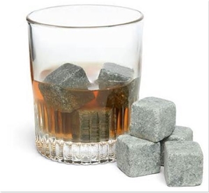 2016 Hot Sale Grey Ice Cube Whisky Stone Chilling Stone Ice Rocks