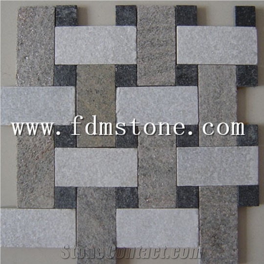 600x150mm Ledgestone Cultured Veneer Stacked Stone Manufacturer Panels,Lotus Green Slate