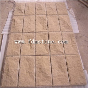 Beige Sandstone/Yellow Sandstone/Coffee Sandstone Flamed Paver Tiles