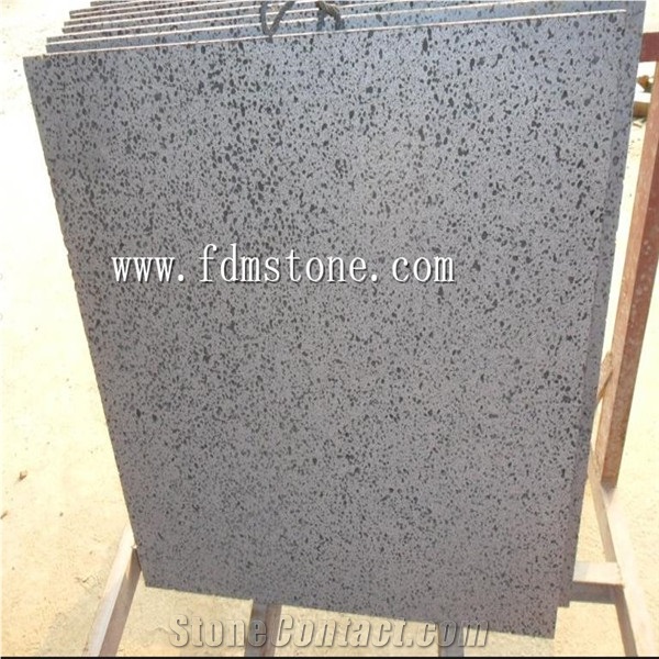 Black Lava Stone Tile & Slab for Wall Cladding,Flooring Tiles