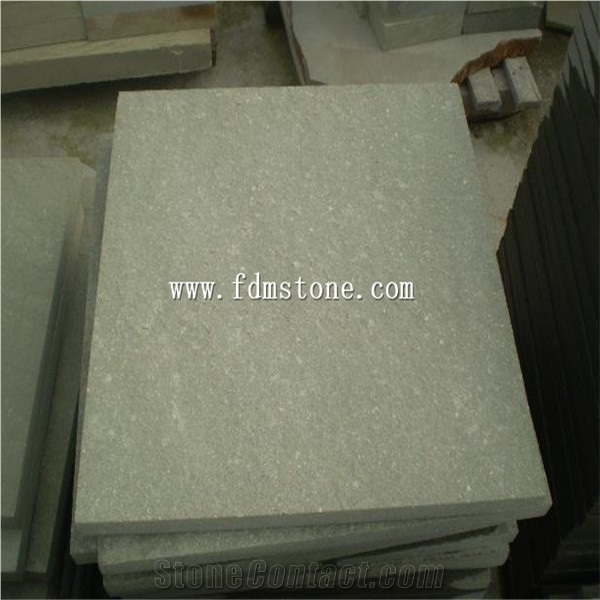 Building Sandstone Tile & Slab, China Green Sandstone,Green Sandstone for Wall and Floor Tiles