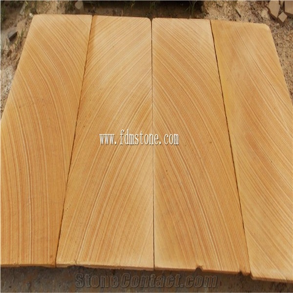 Cheap Yellow Sandstone Outdoor Tiles for Hot Sale