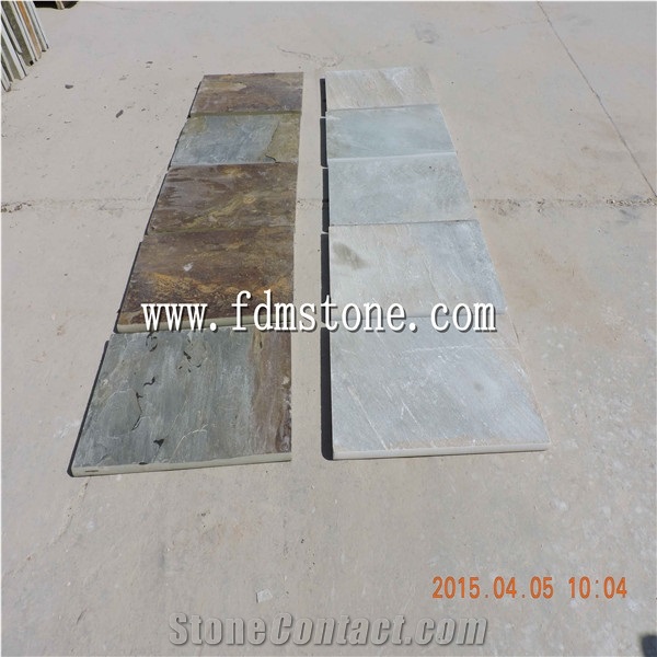 China Factory Direct Sales Cheap 40*20*0.5cm Natural Rectangle Slate Tile