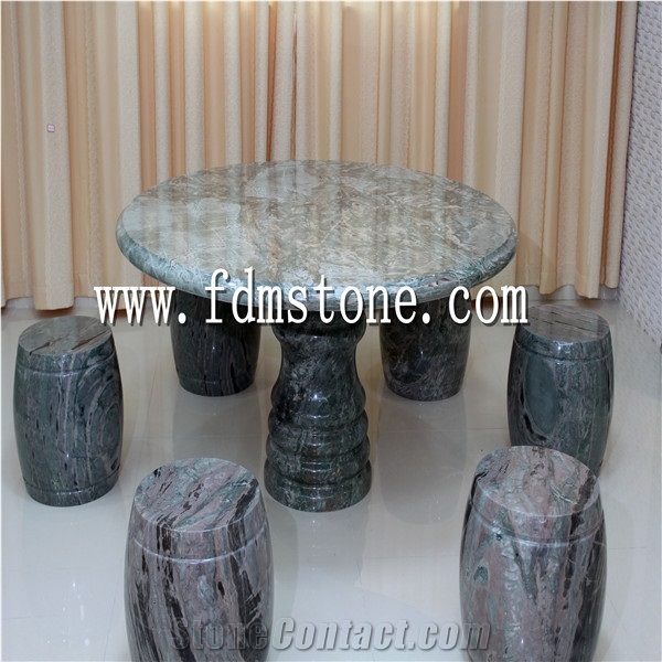 China Green Granite Squared Chairs, Stone Bench,Garden Chairs&Tables,Outdoor Chairs & Benches