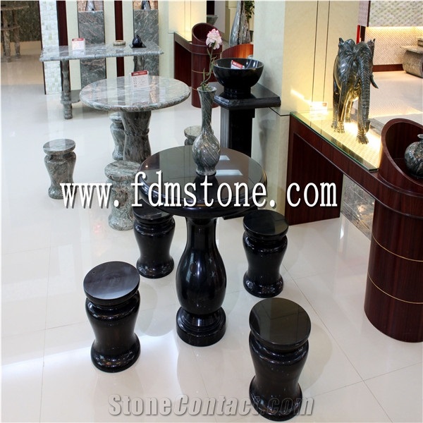 China Green Granite Squared Chairs, Stone Bench,Garden Chairs&Tables,Outdoor Chairs & Benches