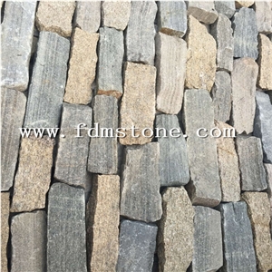 China Loose Stone /Slate Fieldstone/Loose Strip Stone Veneer/Natural Slate Stacked Stone/ Wall Cladding/Random Loose Cultured Stone Wall Stone